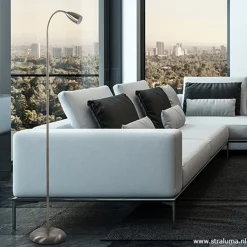 Moderne vloer/leeslamp met touchdimmer><noscript><img width=