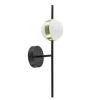 Moderne wandlamp zwart met witte bol incl LED>Straluma Best