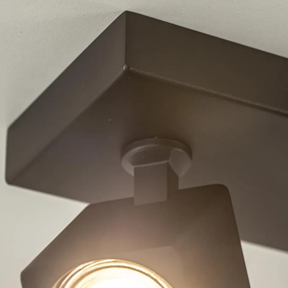 Opbouwspot 2-lichts balk zwart>Straluma Online