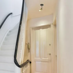 Opbouwspot 1-lichts zwart/brass GU10 mini><noscript><img width=