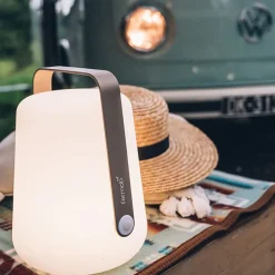 Oplaadbare buitenlamp IP44 grijs><noscript><img width=