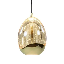 Ovale 12-lichts LED hanglamp Golden Egg><noscript><img width=