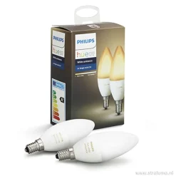 Philips Hue 4w e14 kaars 2-pack white ambiance><noscript><img width=