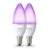 Philips Hue white and color ambiance E14 lamp 2-pack>Straluma New