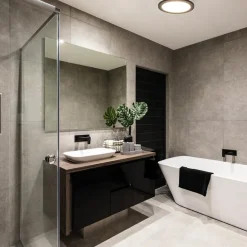 Plafondlamp Anne 26cm zwart 3-switchdim><noscript><img width=