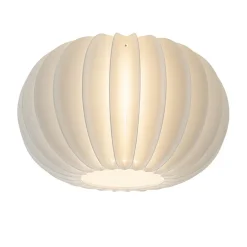 Plafondlamp Arena 40cm zwart/kap wit>Straluma Discount