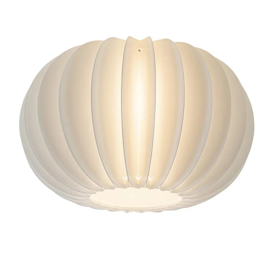 Plafondlamp Arena 40cm zwart/kap wit>Straluma Discount