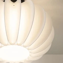 Plafondlamp Arena 30cm zwart/kap wit><noscript><img width=