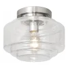 Plafondlamp Art Deco helder glas>Straluma Discount