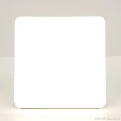 Plafondlamp Basic Square 26cm wit><noscript><img width=