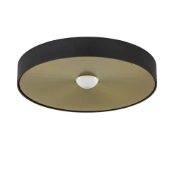 Plafondlamp Bright 26 zwart/matgoud>Straluma Best