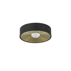 Plafondlamp Bright 15 zwart/matgoud>Straluma Outlet