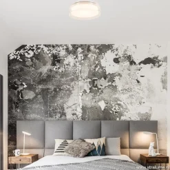 Plafondlamp chroom/clear IP44 3-step dim><noscript><img width=