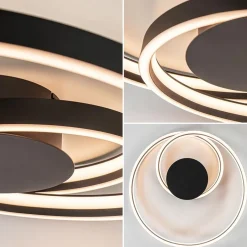 Plafondlamp Cinque-Ciola zwart dim-to-warm><noscript><img width=