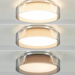 Plafondlamp Clear 35cm IP44 3-switchdim>Straluma Hot