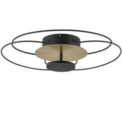 Plafondlamp Fiore zwart/goud 3-step dim>Straluma Sale