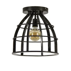 Plafondlamp frame zwart industrieel>Straluma Clearance