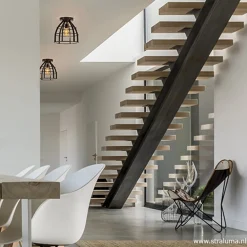 Plafondlamp frame zwart industrieel><noscript><img width=