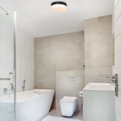 Plafondlamp Ikaro zwart 24cm 3-step dim><noscript><img width=