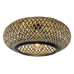 Plafondlamp Maze bamboe/zwart 40cm>Straluma Best
