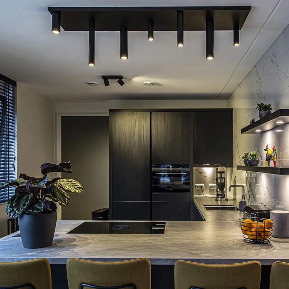 Plafondlamp Olmo zwart>Straluma New