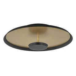 Plafondlamp Oro 35cm zwart/matgoud>Straluma Sale