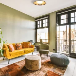 Plafondlamp Oro 45cm zwart/matgoud><noscript><img width=