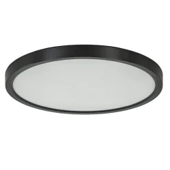 Plafondlamp Piatto 30 zwart + bew.sensor>Straluma Sale