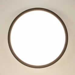 Plafondlamp Piatto 30 zwart + bew.sensor><noscript><img width=