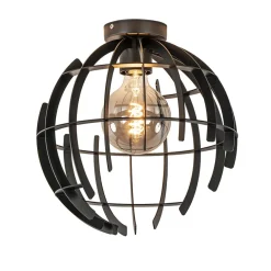 Plafondlamp Terra 35cm zwart>Straluma Online