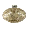 Plafondlamp Ufo goud schelpen 40cm>Straluma Best