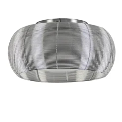 Plafondlamp-plafonnière glas en chroom>Straluma New