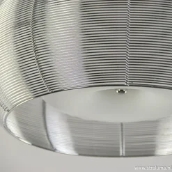 Plafondlamp-plafonnière glas en chroom><noscript><img width=