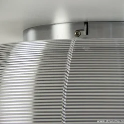 Plafondlamp-plafonnière glas en chroom><noscript><img width=