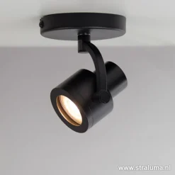 Plafondspot Alto 1l zwart gu10>Straluma Outlet