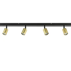 Plafondspot Bounce 4l 100cm zwart/matgoud>Straluma Sale