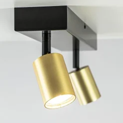 Plafondspot Bounce 2L 40cm zwart/matgoud><noscript><img width=