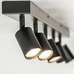 Plafondspot Bounce 5L 130cm zwart><noscript><img width=