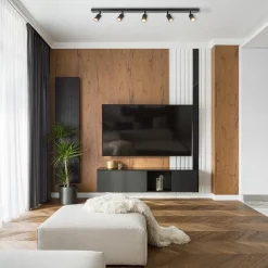 Plafondspot Bounce 5L 130cm zwart><noscript><img width=