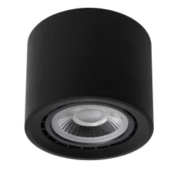 Plafondspot cilinder zwart gu10-111 dim to warm>Straluma Best