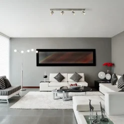 Plafondspot Halo 4L balk rvs gu10><noscript><img width=