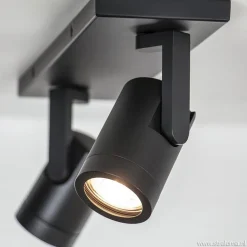 Plafondspot Halo 2L op balk zwart><noscript><img width=