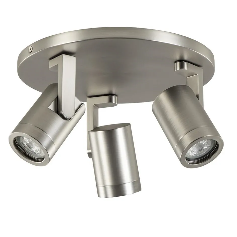 Plafondspot Halo 3L rond rvs>Straluma Discount