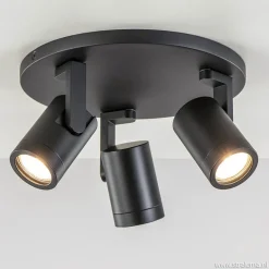 Plafondspot Halo 3L rond zwart>Straluma Best