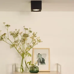 Plafondspot kubus zwart gu10-111 dtw><noscript><img width=