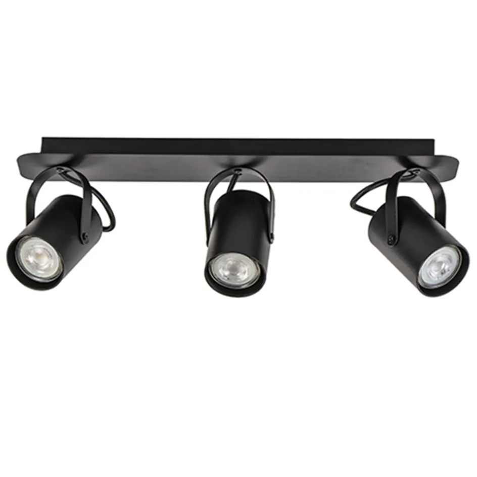 Plafondspot 3L op balk zwart>Straluma Outlet