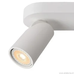 Plafondspot 2L wit incl.gu10 dtw><noscript><img width=