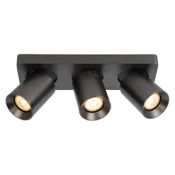 Plafondspot 3-lichts balk gunmetal gu10>Straluma