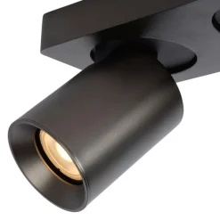 Plafondspot 2-lichts gunmetal incl. gu10><noscript><img width=