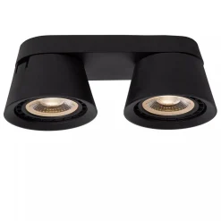 Plafondspot 2-lichts mat zwart exclusief GU10-ES111>Straluma Sale